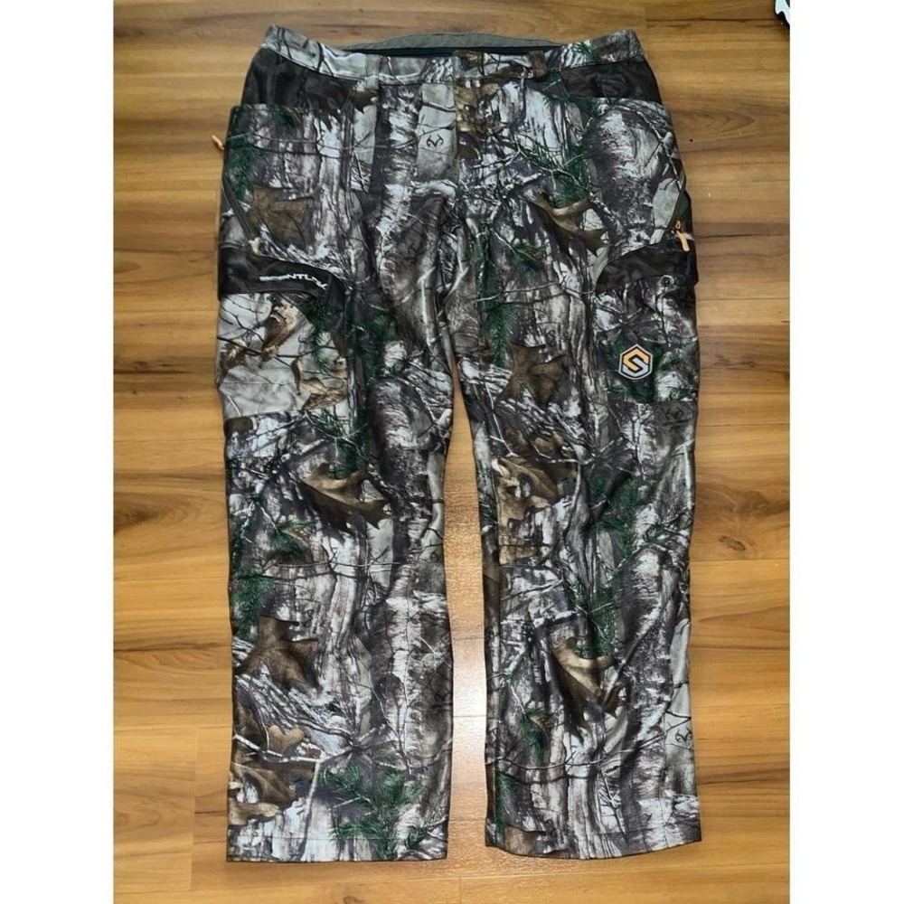 Mens Scent-Lok Camp‎ Hunting Stealth Fleece Lined Cargo Heavy Duty Pants